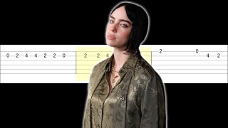 Billie Eilish - THE GREATEST (Easy Guitar Tabs Tutorial)