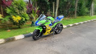 MOTOR BARUUU!! PASANG HANDGRIP DOMINO, STOPLAMP JPA, FULL DECAL, DLL | PROJECT NINJA 250 EPS. 1