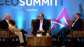 Karl Rove in conversation with Axelrod for AdavMed 's CEO Summit