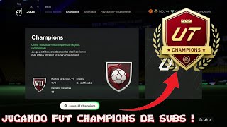 JUGANDO FUT CHAMPIONS DE EA FC 24 EN DIRECTO CON CUENTAS DE SUSCRIPTORES !