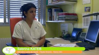 Sabrina KATEB infirmière cadre - Service de neurochirurgie - Hôpital Brabois de Nancy