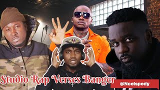 Kao Denero x Khaligraph Jones And Sarkodie Throwback Studio Rap Freestyle | NoelSpedy Reacts