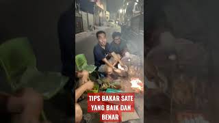 BAKAR SATE #short #shorts #satay #sate