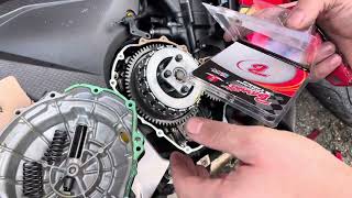 Installing Slightly Better Clutch Springs DIY - 2015 Honda CBR500R