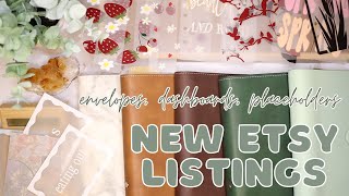 Etsy Product Launch Reveal! + Sprucing Up My Binders | New Etsy Listings | 24 Year Old Budgets