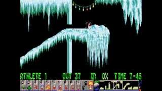 Xmas Lemmings 1992 - Level 3