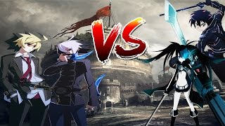 Seth and Hyde vs Kirito and Black_Rock_Shooter(Mugen) Epic Battles