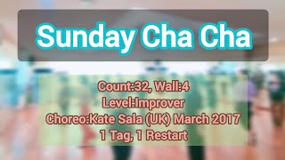 Teaching/Sunday Cha Cha #linedance   #High #Absolute #Beginner #Improver #올림픽공원 #한국스포츠문화예술협회 #강남문화재단