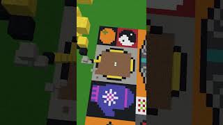 Minecraft Pixel Art (Batman)  #shorts