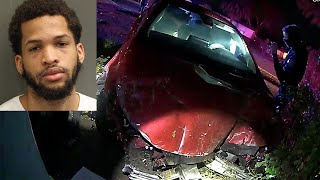 Drunk Uber Driver Crashes Car Into A Tree