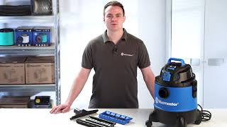 How To Attach The Carpet and Artificial Grass Tool To Your Vacmaster® Wet & Dry Vacuum Cleaner