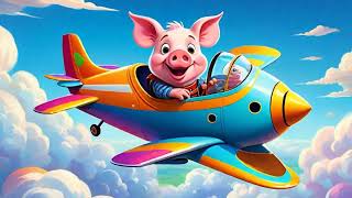 Jimmy's Skyward Adventure! #shortstory #adventure #cartoon #disney #animation #aeroplane #rainbow