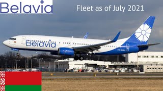 Belavia Fleet as of July 2021