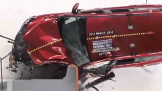 Crash Test 2013 - 2014 Mazda CX-5 "Small Overlap" Test IIHS