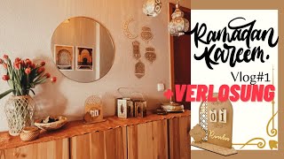 Ramadan Daily Vlog #1 + VERLOSUNG | XXL Kalender, wir dekorieren zusammen | Hijabflowers