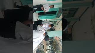 Suasana istirahat sekolah siswa SMP Muhammadiyah Tarogong kidul Garut