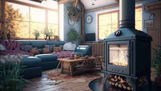 RELAXING FIREPLACE SOUNDS 2 - Black Screen, Burning Fireplace and Crackling Fire Sounds, Relax Sleep