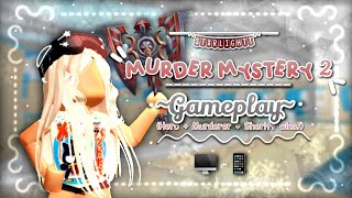 MM2 Gameplay!! 🫶 • hero, sheriff and murderer wins ! • + Funny moments 😝💗