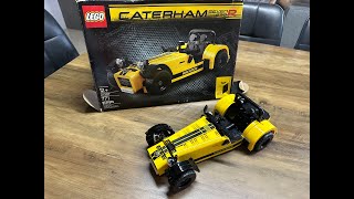 Lego Ideas Caterham Seven 620R (2016) Review 21307