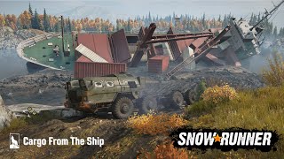 SnowRunner | Cargo From The Ship | Husky Forwarding Contract