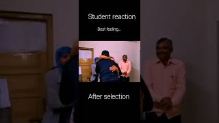 student reaction after selection #motivation #motivationalvideo #motivational #studentselection#iit