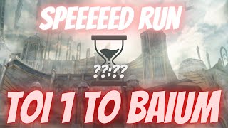 SPEEDRUN | TOI 1 to BAIUM in ??? minutes