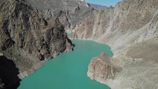 Ariel Shot of Attabad Lake Hunza Valley