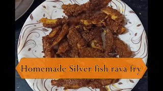 Homemade Silver Fish Rava Fry Recipe/ Bolenjir fish rava fry Recipe