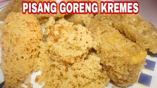 Cara membuat pisang goreng kremes