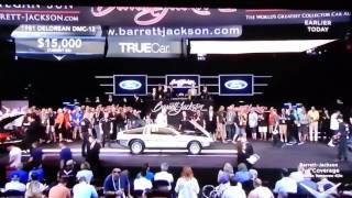 Donald Trump RULES! DELOREAN Barrett Jackson 2017