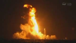 صاروخ امريكي ينفجر فور اطلاقه !! Rocket exploded on launch