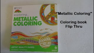 Metallic Coloring - Coloring book Flip Thru