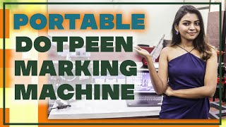 Portable Dot Pin Marking Machine #metalmarking #markingmachine #permanentmarking #serialnumber