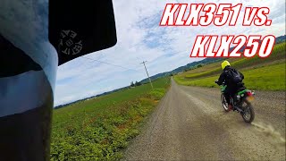 KLX351 vs. KLX250 Drag Race | Wreakin' Havoc!