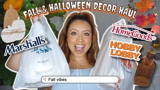 FALL & HALLOWEEN DECOR HAUL | HOBBY LOBBY, HOME GOODS & MARSHALS 2022