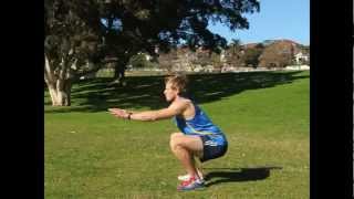 Body weight squats