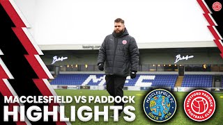 Our Biggest Challenge! | Macclesfield FC Reserves vs Stretford Paddock FC | Match Highlights