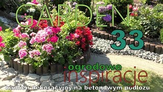 GARDEN DESIGN (33) - Ogrodowe Inspiracje - Kamień dekoracyjny na "chudym betonie"