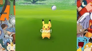 Pokemon Go Catching Surfing Pikachu Showcase Pokédex 025 Community Day