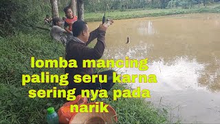 Borong ikan mas satu kolam,,untuk lomba para warga