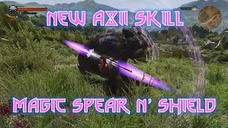 The Witcher 3 - New Skill, New Weapon, Magic Spear & Shield / 액션 RPG 위쳐 3 - 새로운 스킬과 무기, 마법의 창과 방패