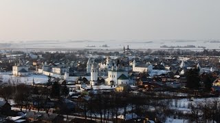 Суздаль с высоты птичьего полёта. Колокольня (21.02.15)