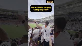 German fans singing "Völlig losgelöst"🇩🇪(Stuttgart)#shorts#football#shortsvideo