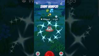 SHINY WIMPOD in Pokémon Go! 🪲💦✨️ #shorts #pokemongo #bug #shiny (👍 & Subscribe for more fun shorts!)