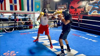 SPARRING AT THE BOXING GYM!!!