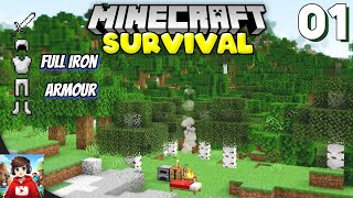 Minecraft Java Edition Survival Sries part 1 . @TechnoGamerzOfficial @dream @YesSmartyPie