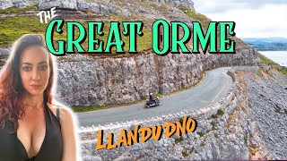 Riding the GREAT ORME, Harley Davidson tour of North Wales