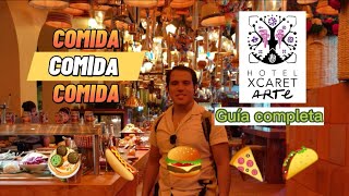 🍔Comida y Restaurantes en Hotel Xcaret Arte🍕