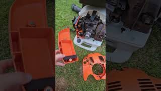 SR430 разбор и мойка STIHL опрыскиватель