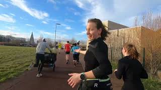 Parkrun + tour of Cambridge with Emilia